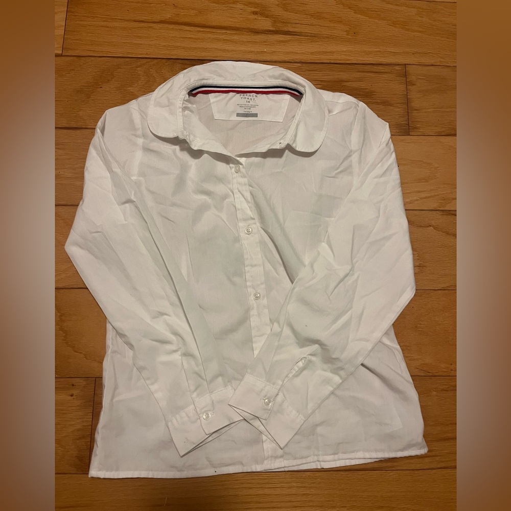 French Toast Crisp White Dress Shirt